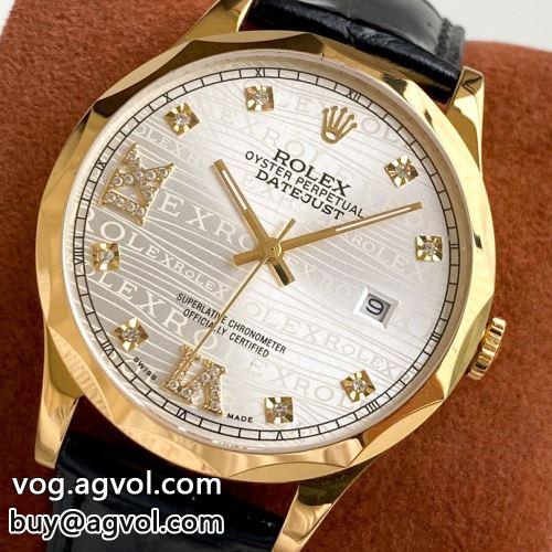 2色可選 牛革布地ベルト ウォッチ 変わらない人気を誇る 2022 ROLEXコピー ロレックスコピー