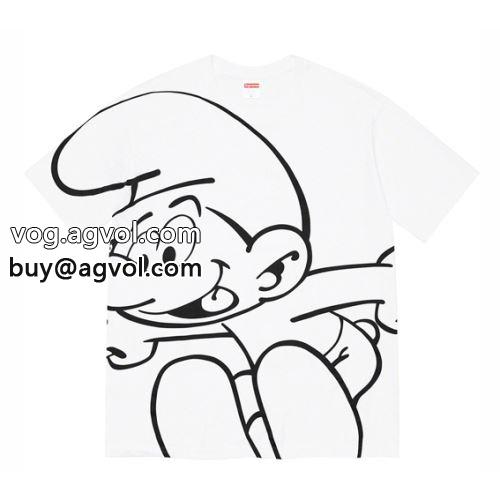 シュプリーム コピー Supreme 20FW Smurfs Tee 半袖Tシャツ 愛らしさ抜群！ SUPREMEコピー 2022  