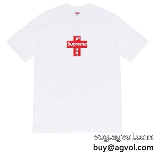 4色可選 半袖Tシャツ Supreme CROSS BOX LOGO シュプリーム コピー 2022 期間限定開催! SUPREMEコピー