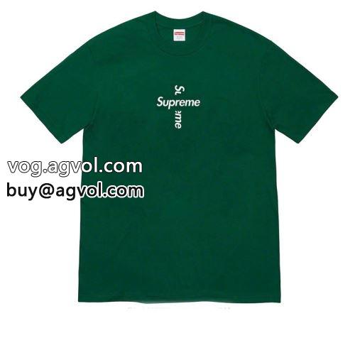 4色可選 半袖Tシャツ Supreme CROSS BOX LOGO シュプリーム コピー 2022 期間限定開催! SUPREMEコピー