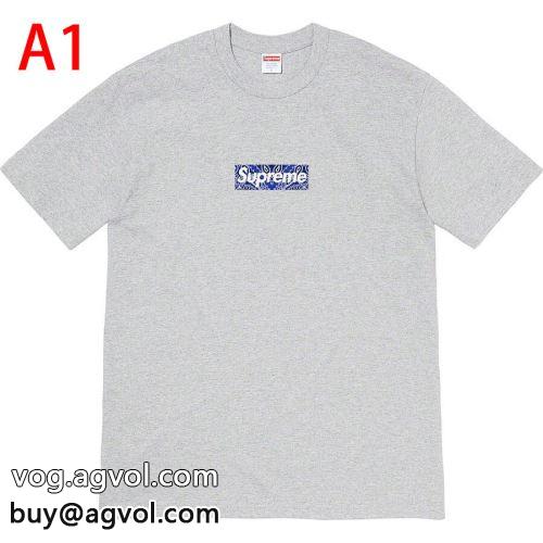 8色可選 Supreme Bandana Box Logo Tee 2022  半袖Tシャツ シュプリーム コピー SUPREMEコピー お洒落自在 