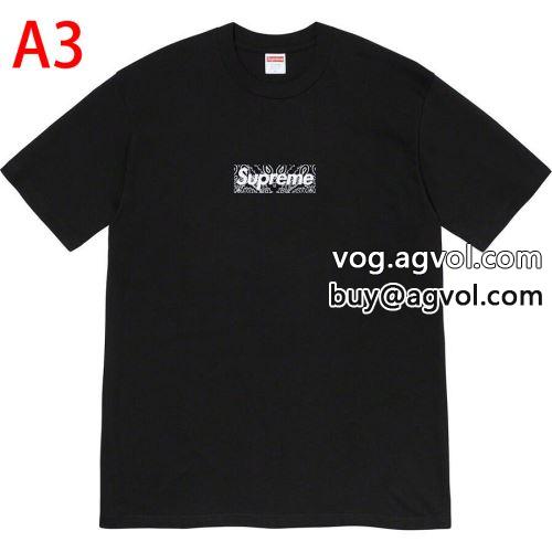 8色可選 Supreme Bandana Box Logo Tee 2022  半袖Tシャツ シュプリーム コピー SUPREMEコピー お洒落自在