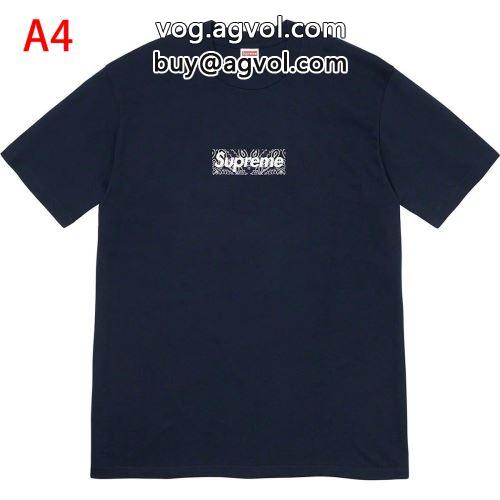 8色可選 Supreme Bandana Box Logo Tee 2022  半袖Tシャツ シュプリーム コピー SUPREMEコピー お洒落自在