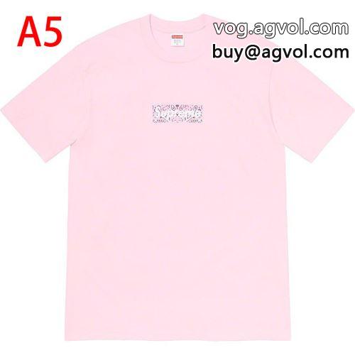 8色可選 Supreme Bandana Box Logo Tee 2022  半袖Tシャツ シュプリーム コピー SUPREMEコピー お洒落自在