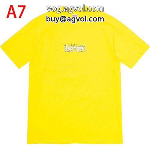 8色可選 Supreme Bandana Box Logo Tee 2022  半袖Tシャツ シュプリーム コピー SUPREMEコピー お洒落自在