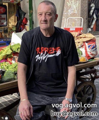 TEE Supreme X Yohji Yamamoto 20FW LOGO 2色可選 シュプリーム コピー 目玉商品 SUPREMEコピー  2022
