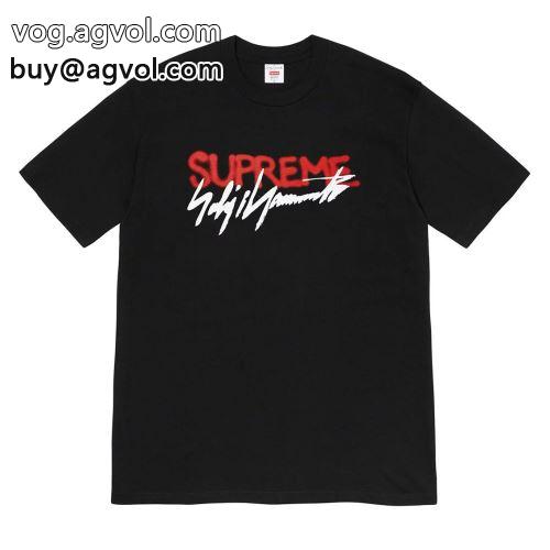 TEE Supreme X Yohji Yamamoto 20FW LOGO 2色可選 シュプリーム コピー 目玉商品 SUPREMEコピー  2022