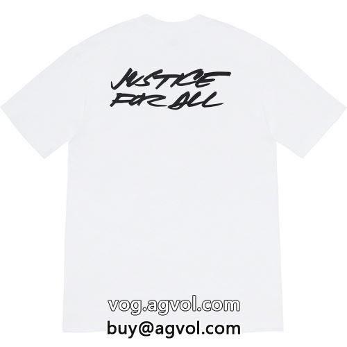 シュプリーム コピー 2022  4色可選 半袖Tシャツ SUPREMEコピー 大好評 SUPREME FW20 FUTURA LOGO TEE