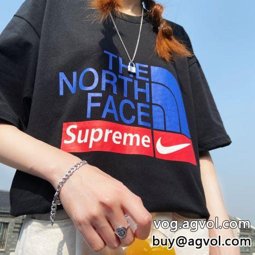 THE NORTH FACE X NIKE X SUPREME シュプリーム コピー 個性派 SUPREMEコピー 2022  2色可選 半袖Tシャツ