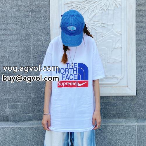 THE NORTH FACE X NIKE X SUPREME シュプリーム コピー 個性派 SUPREMEコピー 2022  2色可選 半袖Tシャツ