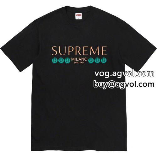 シュプリーム コピー 大人気再登場 SUPREMEコピー 2022  4色可選 半袖Tシャツ 1ss Week18 Milano Tee