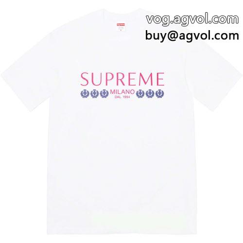 シュプリーム コピー 大人気再登場 SUPREMEコピー 2022  4色可選 半袖Tシャツ 1ss Week18 Milano Tee