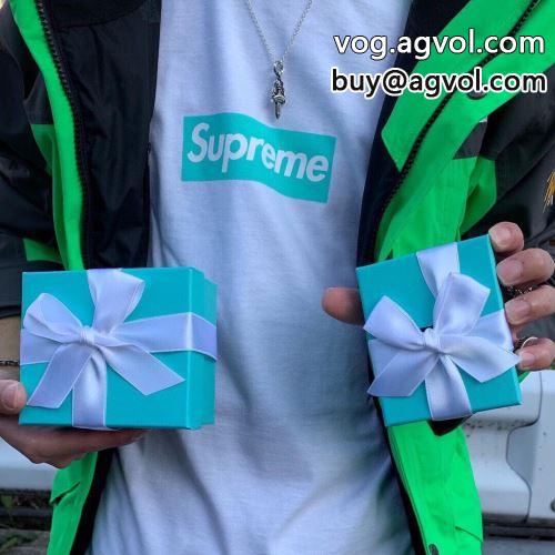 半袖Tシャツ 強い魅力を感じる一枚  シュプリーム コピー SUPREMEコピー 2022  Supreme x Tiffany 21FW  半袖Tシャツ