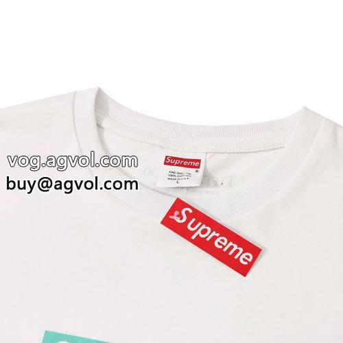 半袖Tシャツ 強い魅力を感じる一枚  シュプリーム コピー SUPREMEコピー 2022  Supreme x Tiffany 21FW  半袖Tシャツ