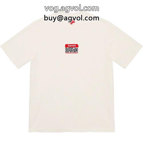 大人っぼい シュプリーム コピー SUPREMEコピー Supreme Gonz Nametag SS Top2022  3色可選 半袖Tシャツ