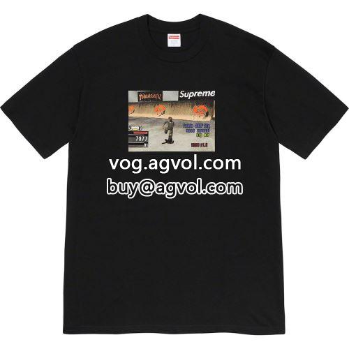 特別人気感謝SALE2022 2色可選 半袖Tシャツ Supreme 21FW Thrasher Game Tee シュプリーム コピー SUPREMEコピー