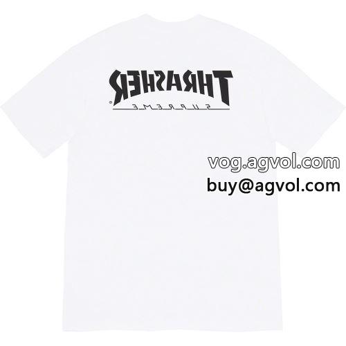 特別人気感謝SALE2022 2色可選 半袖Tシャツ Supreme 21FW Thrasher Game Tee シュプリーム コピー SUPREMEコピー