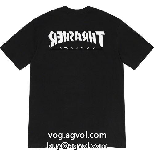 特別人気感謝SALE2022 2色可選 半袖Tシャツ Supreme 21FW Thrasher Game Tee シュプリーム コピー SUPREMEコピー