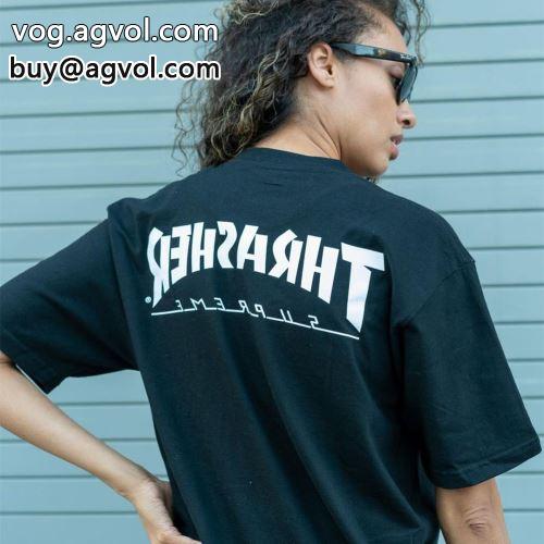 特別人気感謝SALE2022 2色可選 半袖Tシャツ Supreme 21FW Thrasher Game Tee シュプリーム コピー SUPREMEコピー