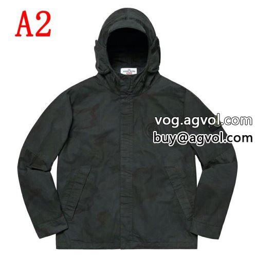 2色可選 2022 ダスター コート シュプリーム コピー SUPREMEコピー Supreme Stone Island Riot Mask Camo Jacket