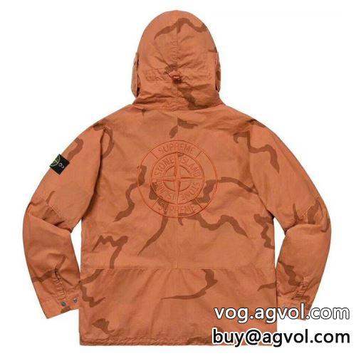 2色可選 2022 ダスター コート シュプリーム コピー SUPREMEコピー Supreme Stone Island Riot Mask Camo Jacket