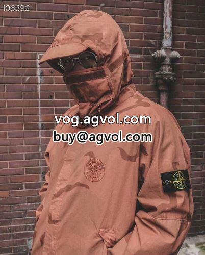 2色可選 2022 ダスター コート シュプリーム コピー SUPREMEコピー Supreme Stone Island Riot Mask Camo Jacket
