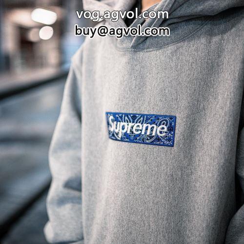 8色可選 2022 パーカー シュプリーム コピー 入手困難 SUPREME Bandana Box Logo Hooded Sweatshirt SUPREMEコピー