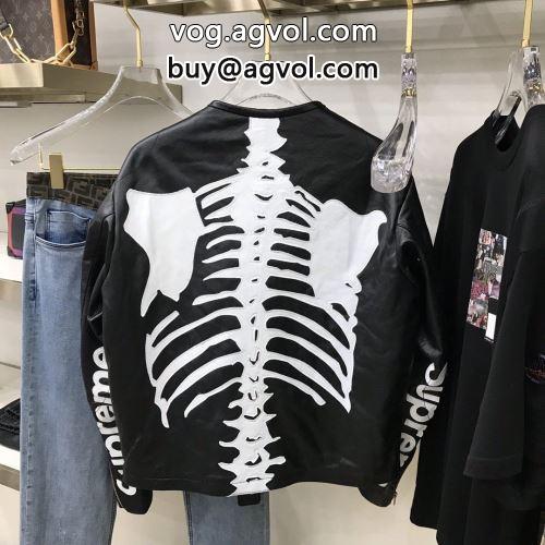 ブルゾン 上質 SUPREMEコピー 2色可選 2022 Vanson Leather BonesJacket シュプリーム コピー