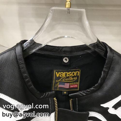 ブルゾン 上質 SUPREMEコピー 2色可選 2022 Vanson Leather BonesJacket シュプリーム コピー