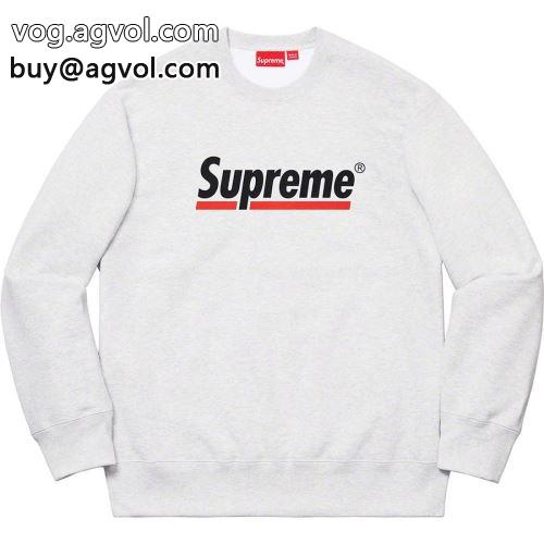 パーカー シュプリーム コピー セール Supreme Underline Crewneck SUPREMEコピー 4色可選 2022