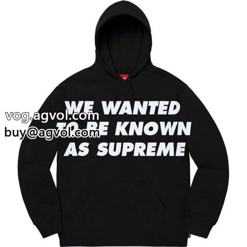 2022 素敵 パーカー シュプリーム コピー Supreme Known As Hooded Sweatshirt SUPREMEコピー  2色可選 