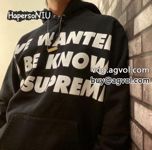 2022 素敵 パーカー シュプリーム コピー Supreme Known As Hooded Sweatshirt SUPREMEコピー  2色可選