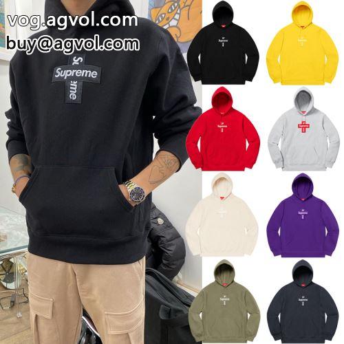 お買い得品  Supreme Week15 Cross Box Logo 5色可選 2022 SUPREMEコピー パーカー シュプリーム コピー