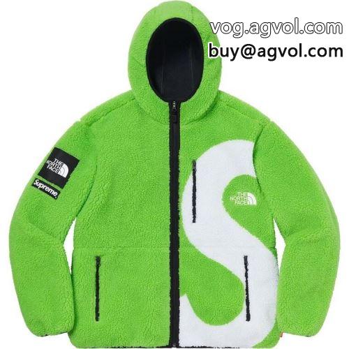 モデル大絶賛♪ 2022 Supreme S Logo Hooded Fleece Jacket  シュプリーム コピー SUPREMEコピー ダスター コート 3色可選