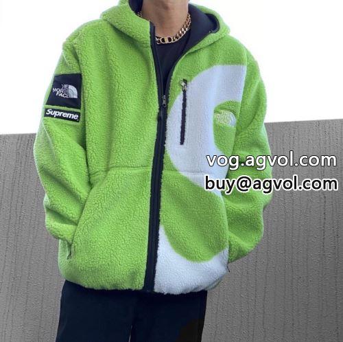 モデル大絶賛♪ 2022 Supreme S Logo Hooded Fleece Jacket  シュプリーム コピー SUPREMEコピー ダスター コート 3色可選