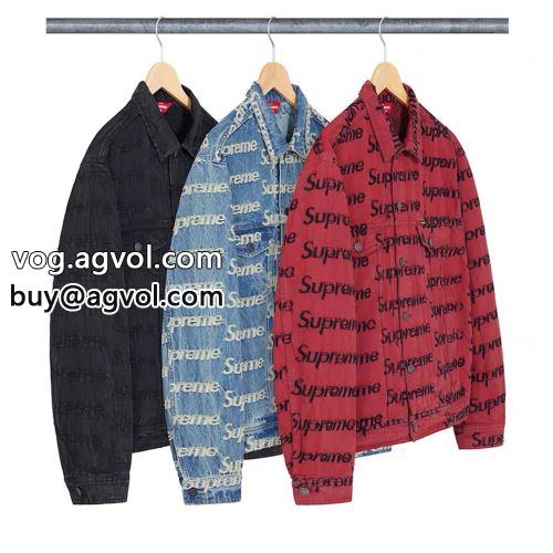 Frayed Logos Denim 数に限りがある シュプリーム コピー SUPREMEコピー 3色可選 デニムジャケット 2022