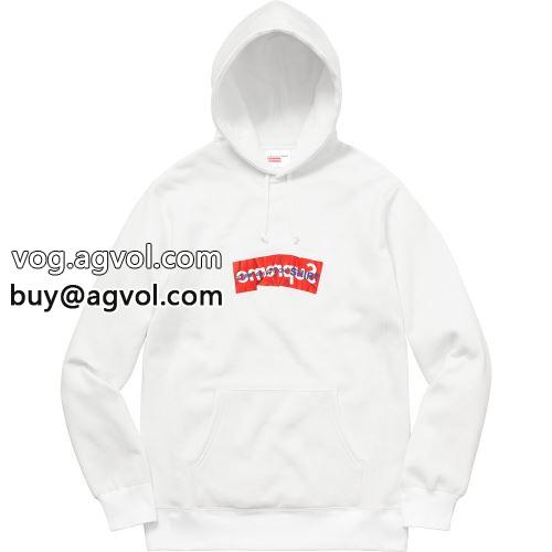 コスパ最高のプライス 2色可選 2022 パーカー Supreme X CDG Box Logo Sweatshirt シュプリーム コピー SUPREMEコピー 