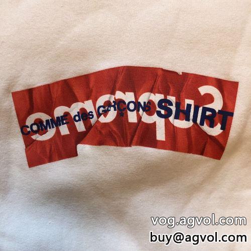 コスパ最高のプライス 2色可選 2022 パーカー Supreme X CDG Box Logo Sweatshirt シュプリーム コピー SUPREMEコピー