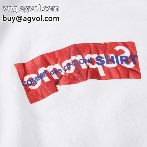 コスパ最高のプライス 2色可選 2022 パーカー Supreme X CDG Box Logo Sweatshirt シュプリーム コピー SUPREMEコピー
