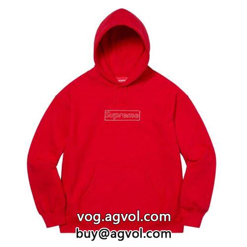 パーカー シュプリーム コピー  SUPREMEコピー 7色可選 Supreme KAWS Chalk Logo Hooded Sweatshir 2022