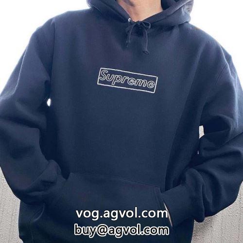 パーカー シュプリーム コピー  SUPREMEコピー 7色可選 Supreme KAWS Chalk Logo Hooded Sweatshir 2022