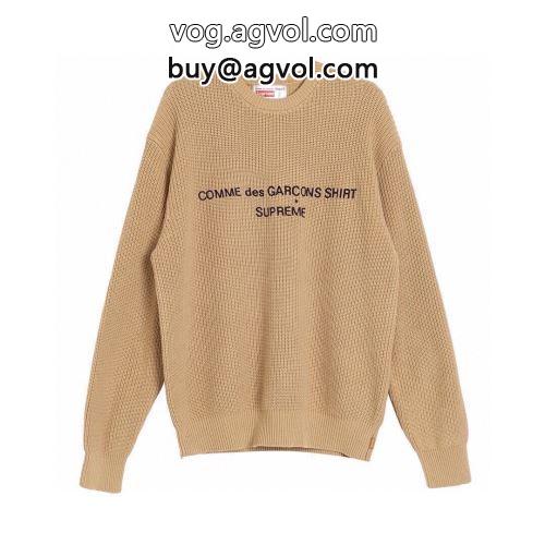 ニットウェア SUPREMEコピー 2色可選 2022 Supreme CDG 18FW Cotton Sweater シュプリーム コピー