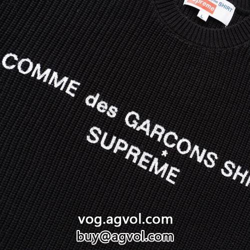 ニットウェア SUPREMEコピー 2色可選 2022 Supreme CDG 18FW Cotton Sweater シュプリーム コピー