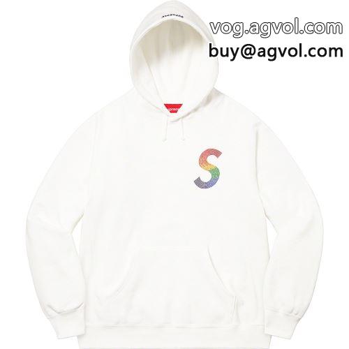 パーカー シュプリーム コピー SUPREME X SWAROVSKI S LOGO HOODED SWEATSHIR SUPREMEコピー 2色可選 2022 