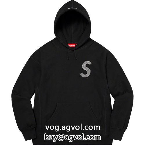パーカー シュプリーム コピー SUPREME X SWAROVSKI S LOGO HOODED SWEATSHIR SUPREMEコピー 2色可選 2022