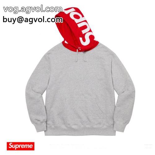 5色可選 2022 パーカー シュプリーム コピー Supreme X Contrast Hooded Sweatshirt 人気雑誌掲載 SUPREMEコピー 