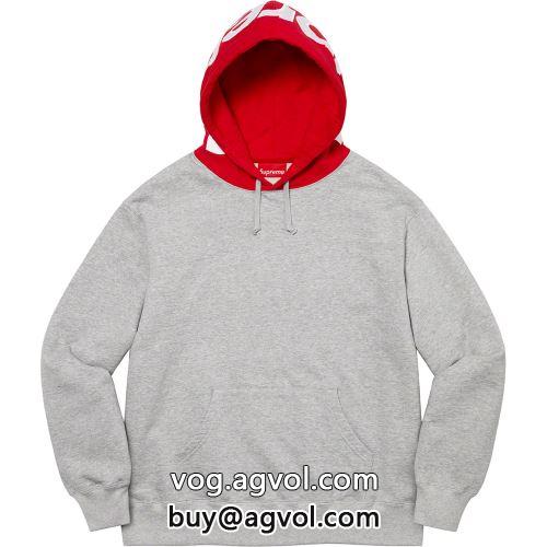 4色可選 2022 パーカー シュプリーム コピー Supreme X Contrast Hooded Sweatshirt 人気雑誌掲載 SUPREMEコピー