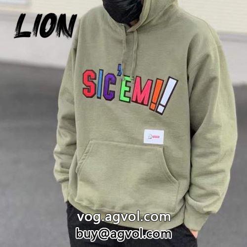 3色可選 2022 パーカー SUPREMEコピー  Supreme X WTAPS SIC'EM! Hooded Sweatshirt シュプリーム コピー