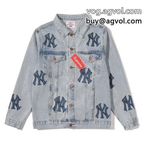 2022 パーカー シュプリーム コピー Supreme X Mlb デニムジャケット 2色可選 SUPREMEコピー 