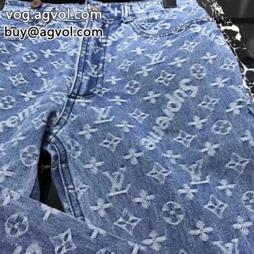 強い魅力を感じる一枚  SUPREMEコピー ジーンズ LV X Supreme 2022 シュプリーム コピー